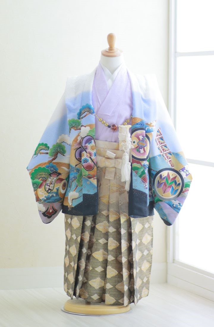 七五三3歳男の子和装