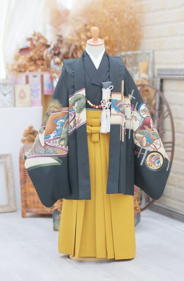 七五三5歳男の子和装