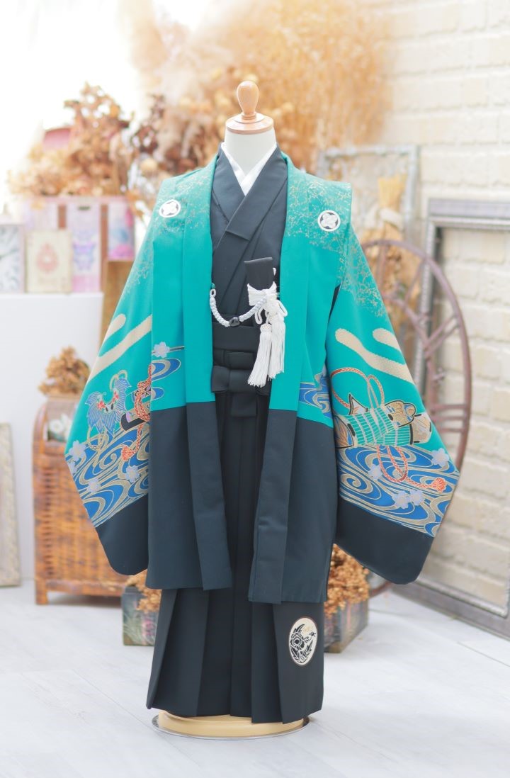 七五三5歳男の子和装
