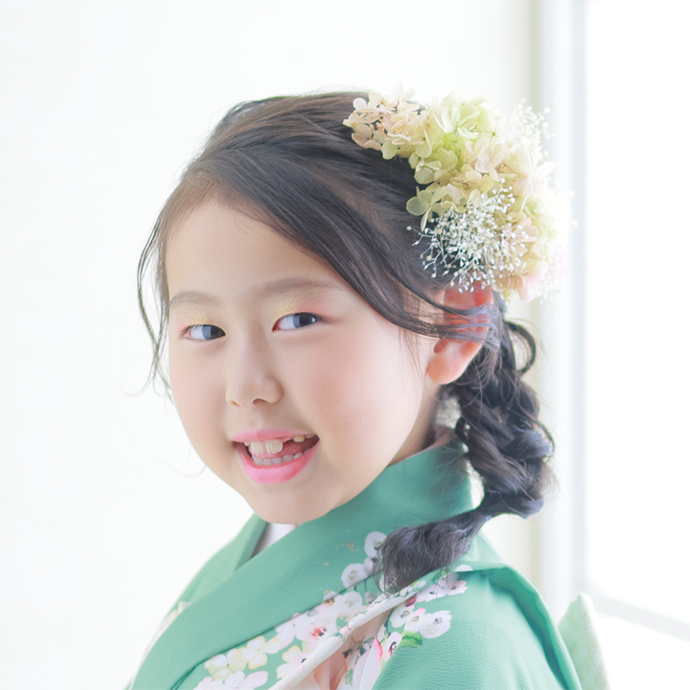 七五三女の子髪型7歳