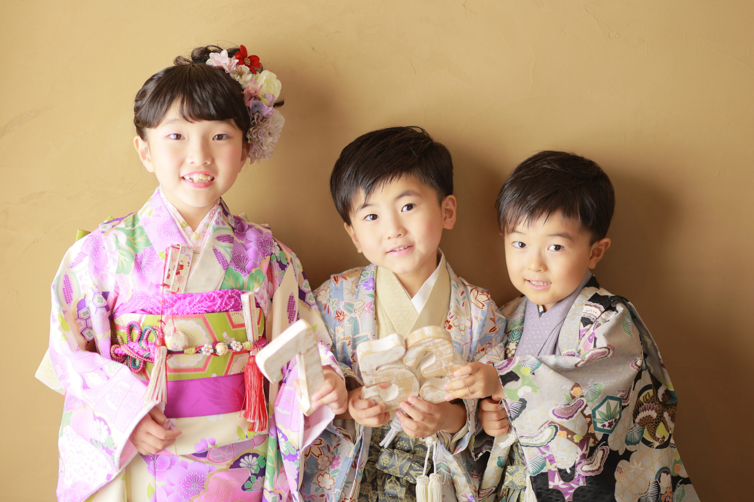 3人の七五三